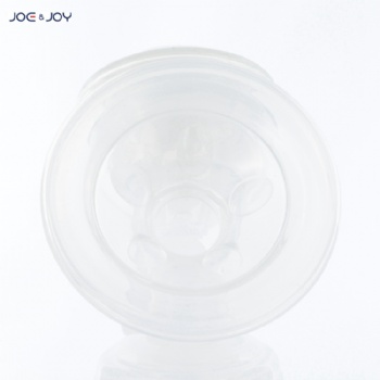 Manual breast pump with bottle