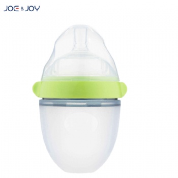 FDA 150ml Super Neck Squeeze Silicone Baby Bottle