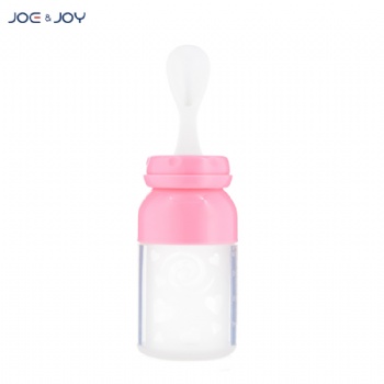 110ml squeeze standard neck silicone baby bottle