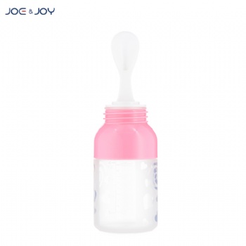 110ml squeeze standard neck silicone baby bottle