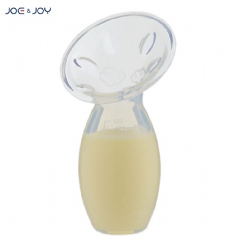 Hand Free Milk Suction Collector/Silicone Manual Breast Pump With Lid