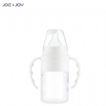 110ml squeeze standard neck silicone baby bottle