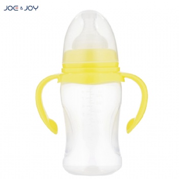 240ml wide neck plastic baby feeding bottle