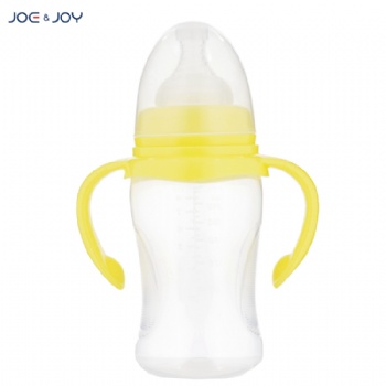 240ml wide neck plastic baby feeding bottle