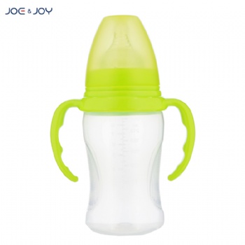 240ml wide neck plastic baby feeding bottle