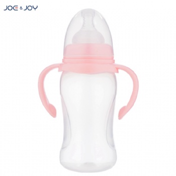 300ml wide neck plastic baby feeding bottle