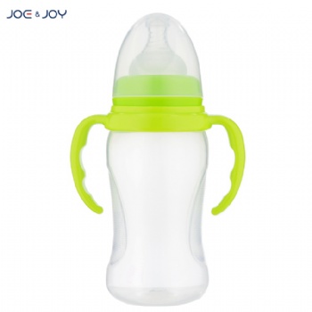 300ml wide neck plastic baby feeding bottle