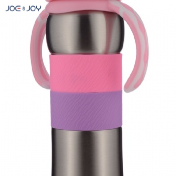 stainless steel metal sippy cup for babies thermos baby feeding bottle