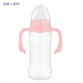 350ml/12oz Baby Wide Neck Feeding Bottle with handle